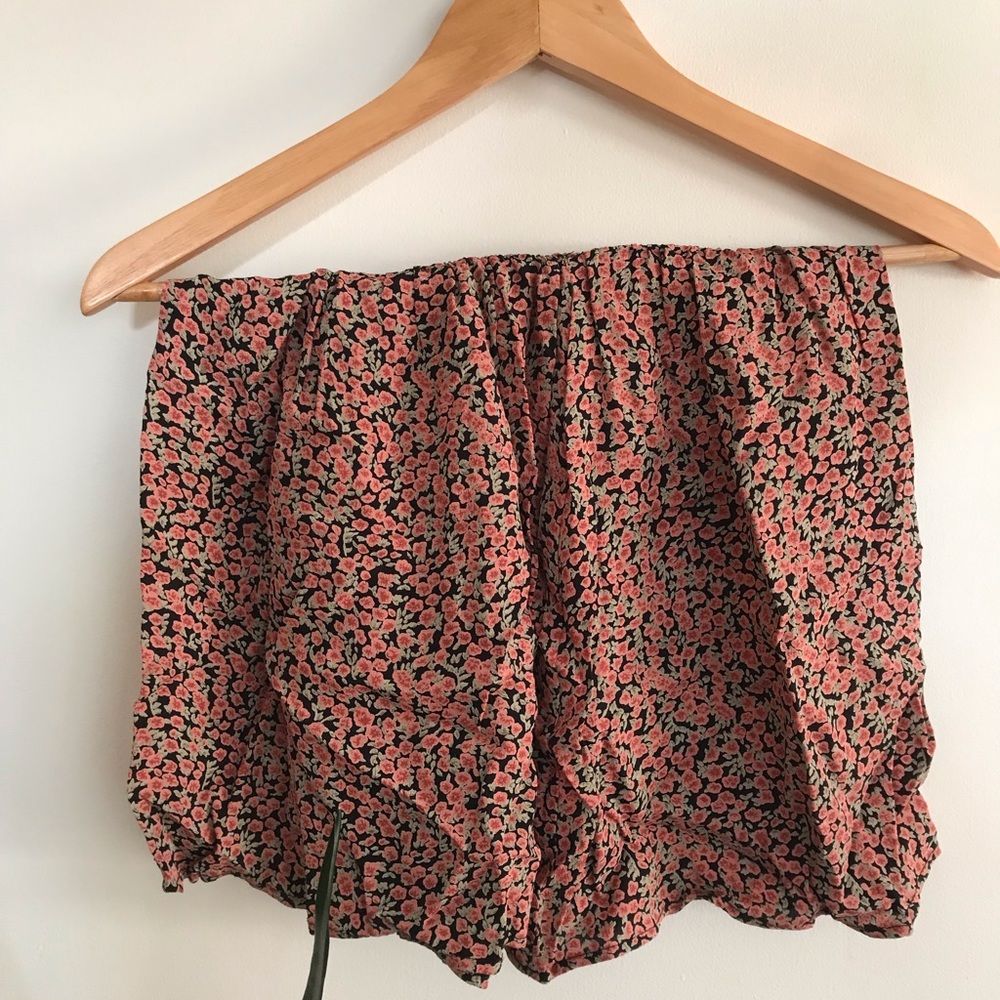 Vintage Style Brandy Melville Flowy Floral Skirt